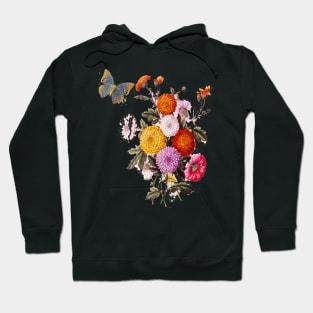 Chrysanthemum and Butterfly Hoodie